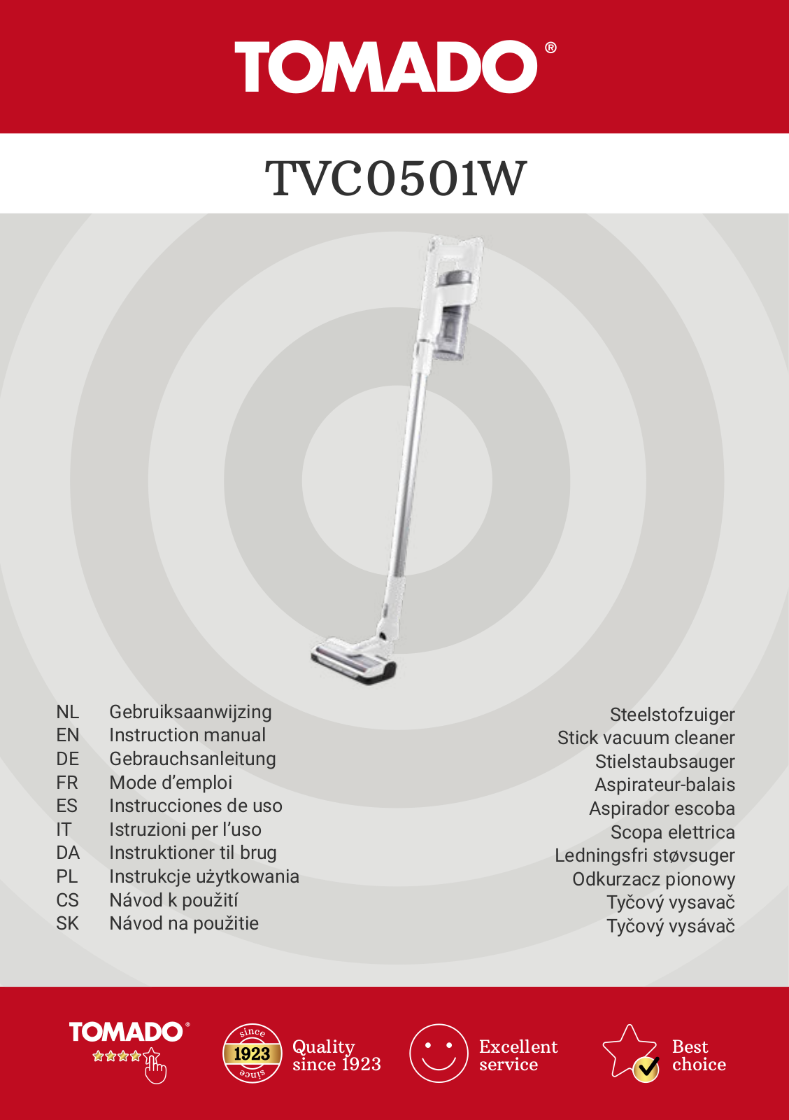 Tomado TVC0501W User guide - ManualMachine.com