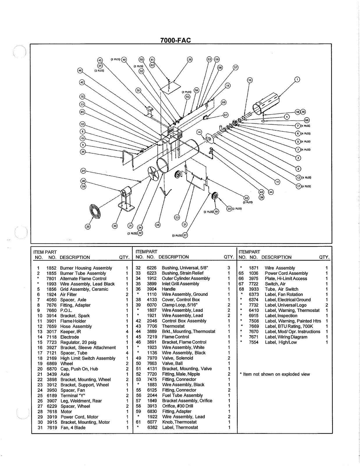 Desa Tech 7000-FAC Owner's Manual