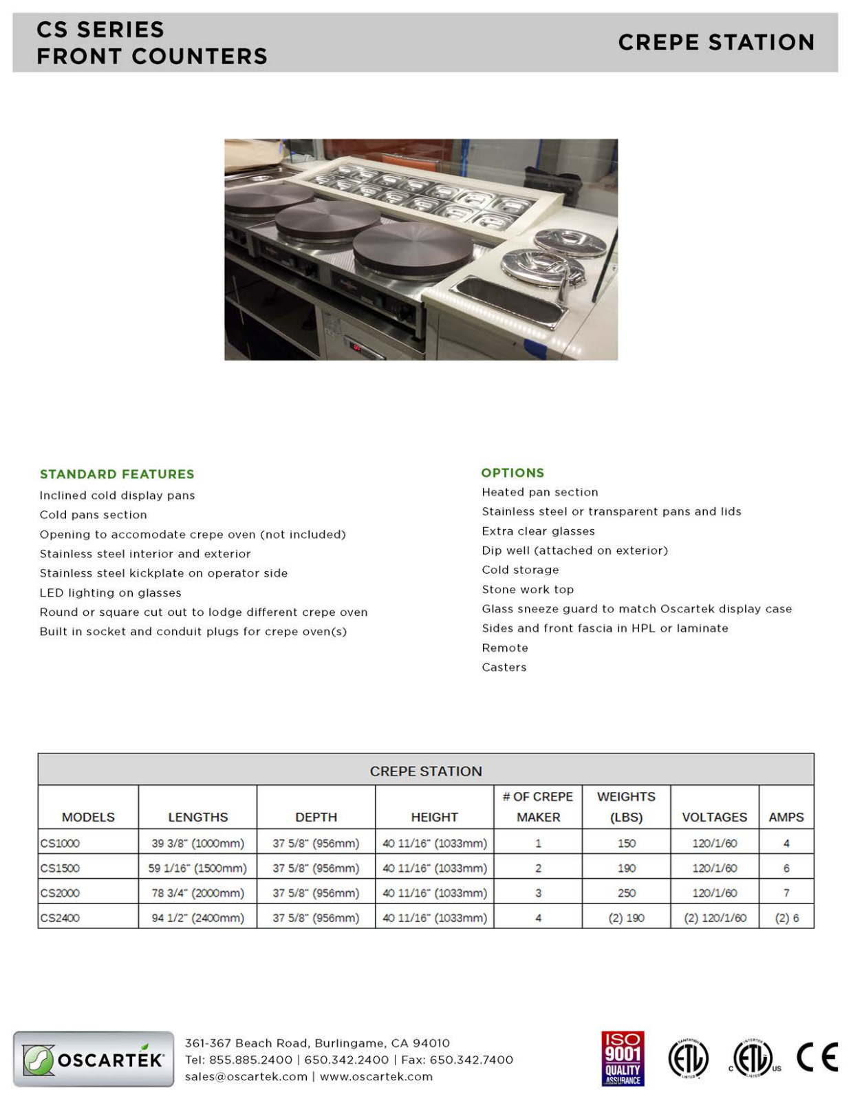 Oscartek CS2400 User Manual