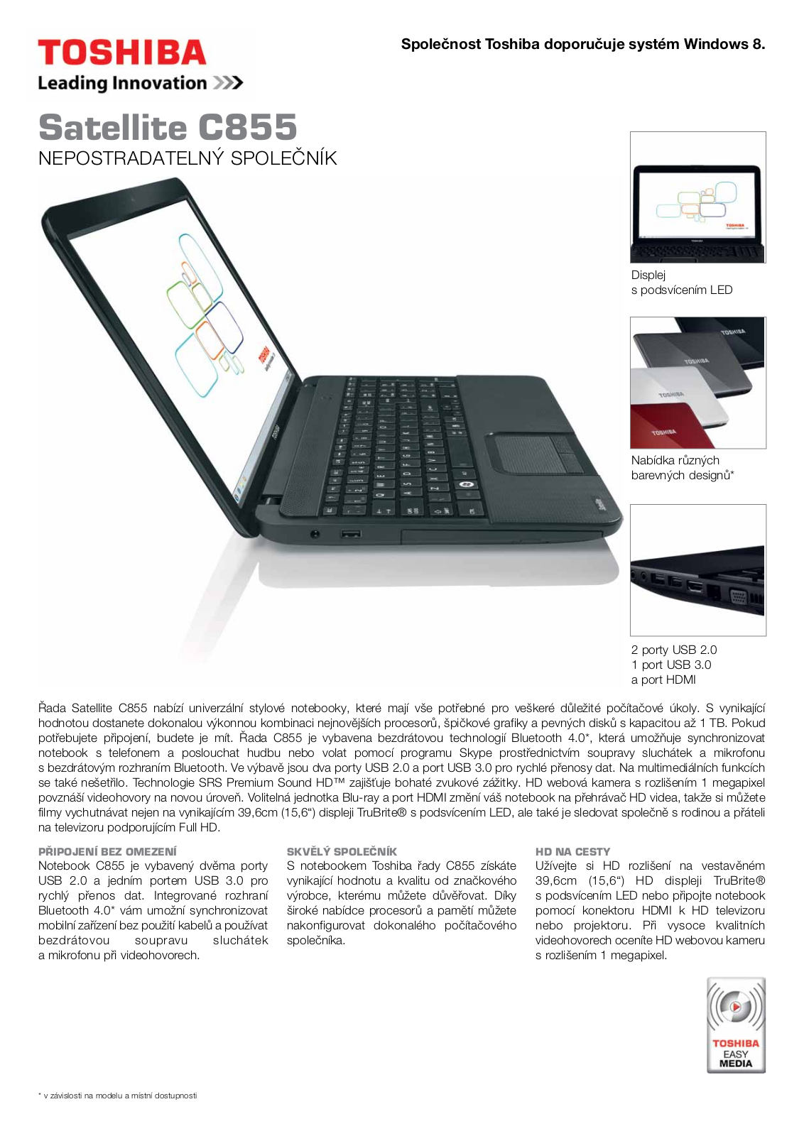 Toshiba Satellite C855-22P User Manual