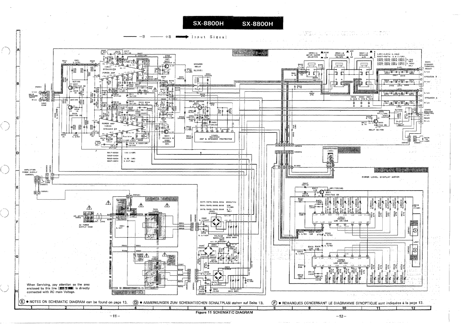 SHARP sx 8800h Diagram