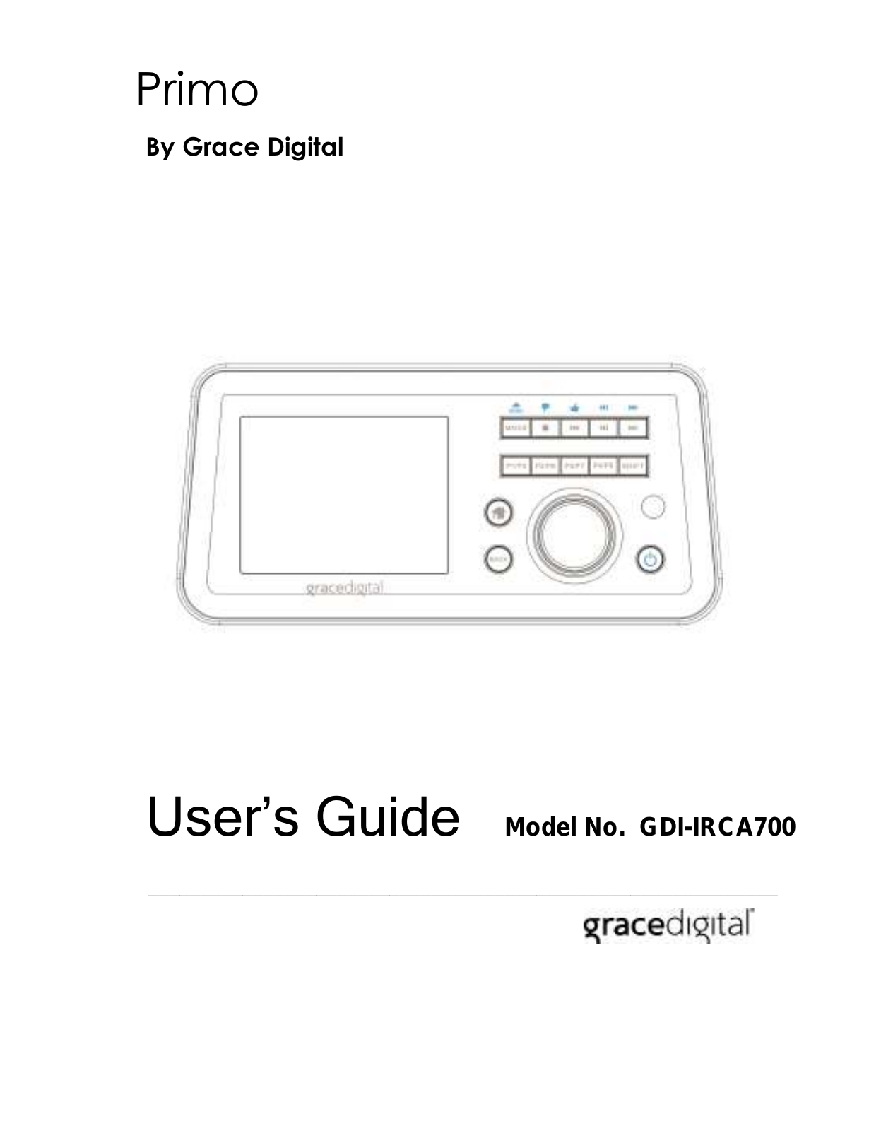 ECOXGEAR IRCA700 User Manual