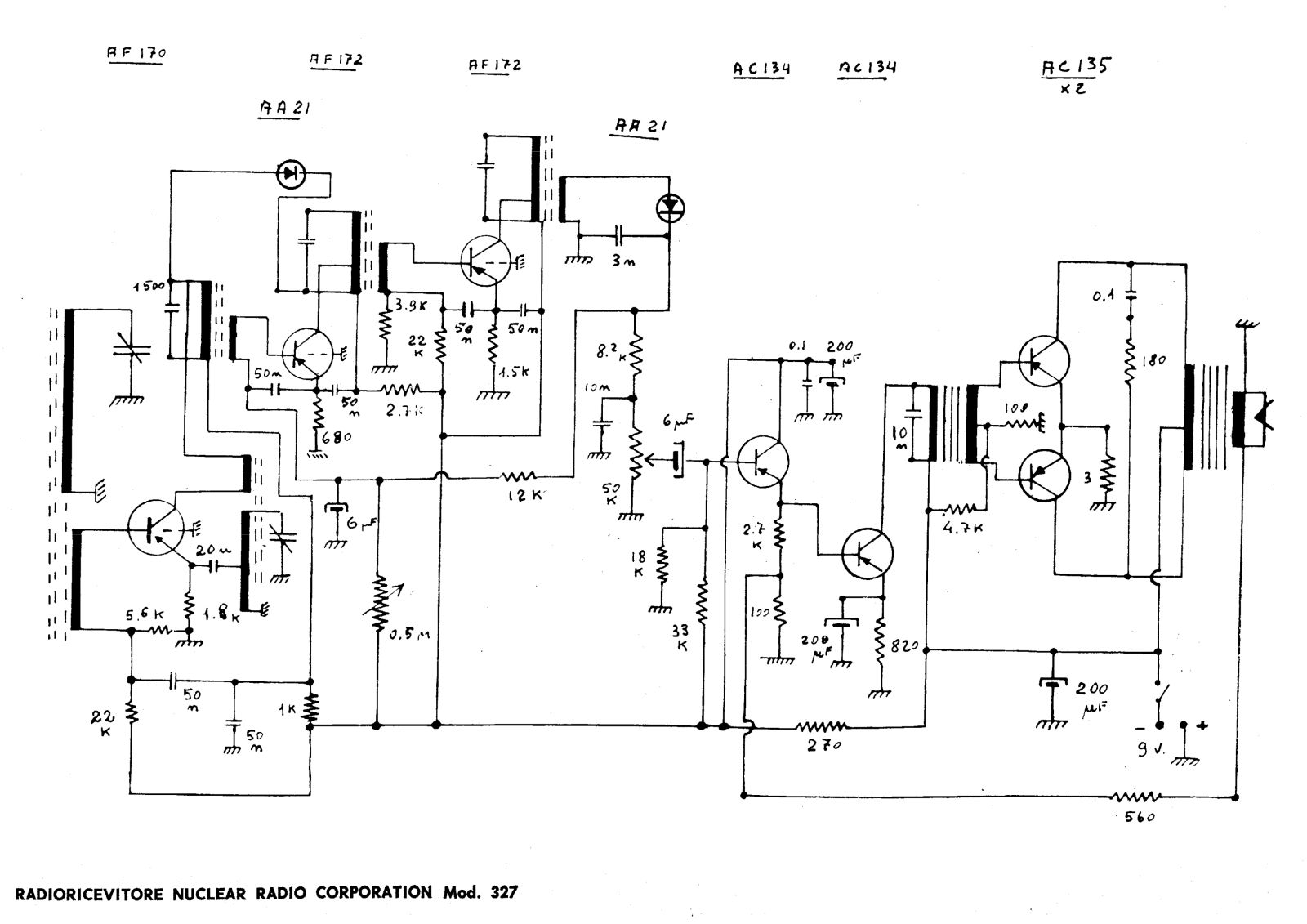 Trans Continents Radio 327 schematic - ManualMachine.com