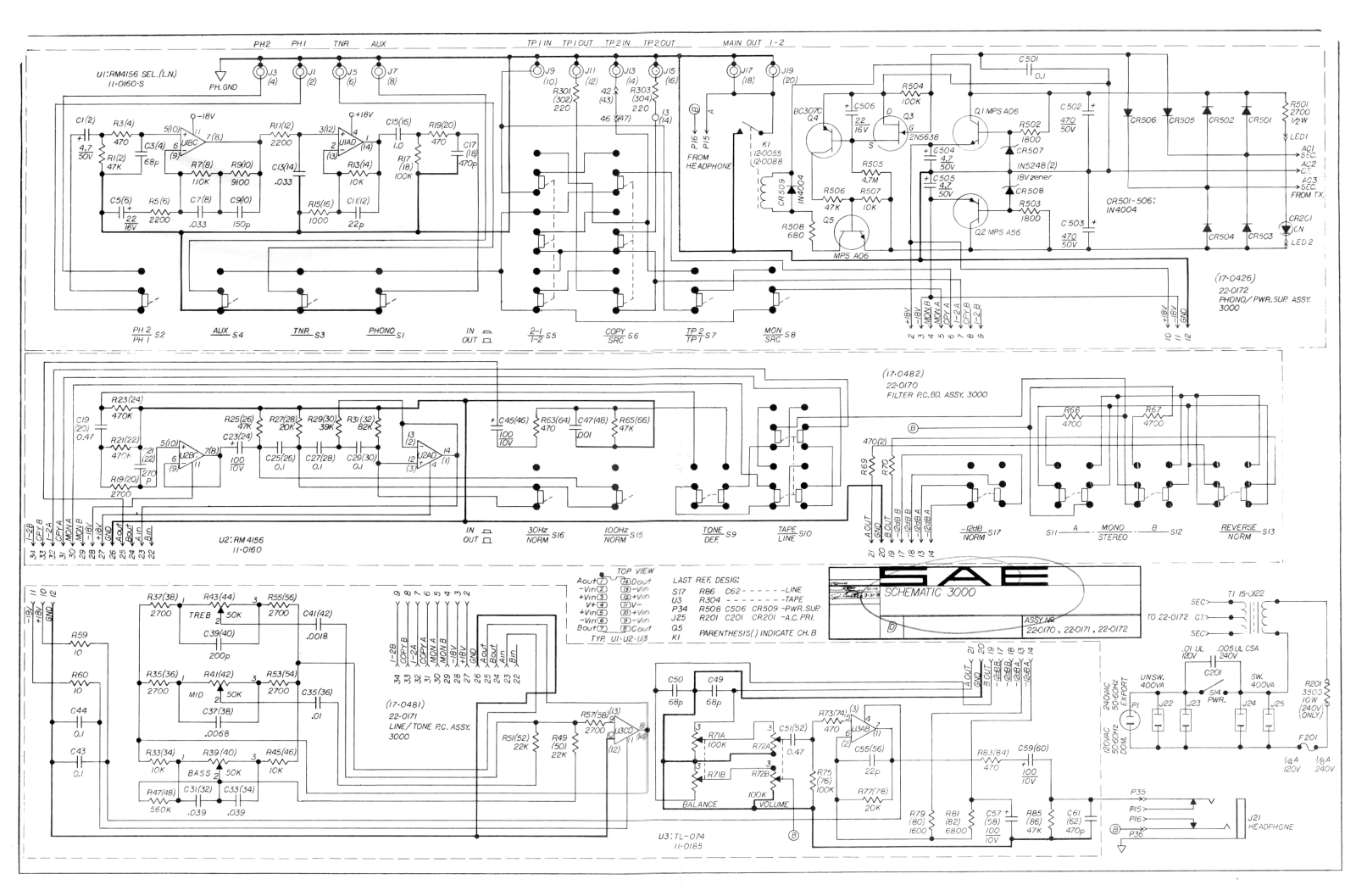 Sae 3000 Schematic