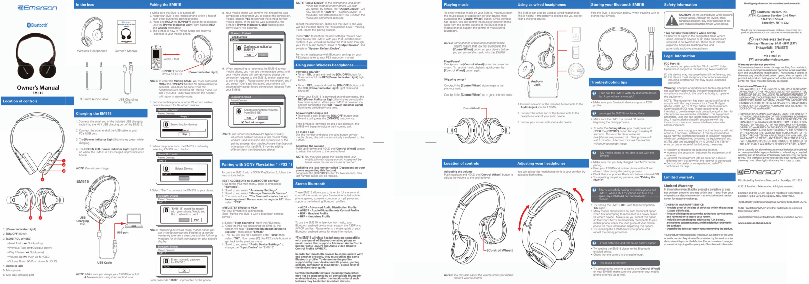 Emerson EM515 User Manual