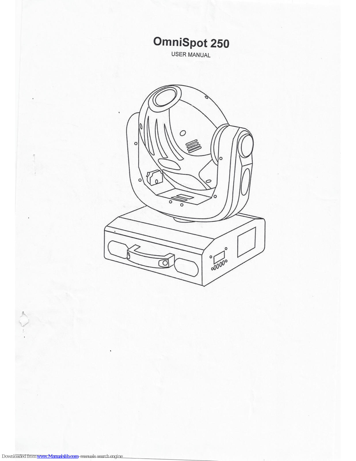 OmniSistem OmniSpot 250 User Manual