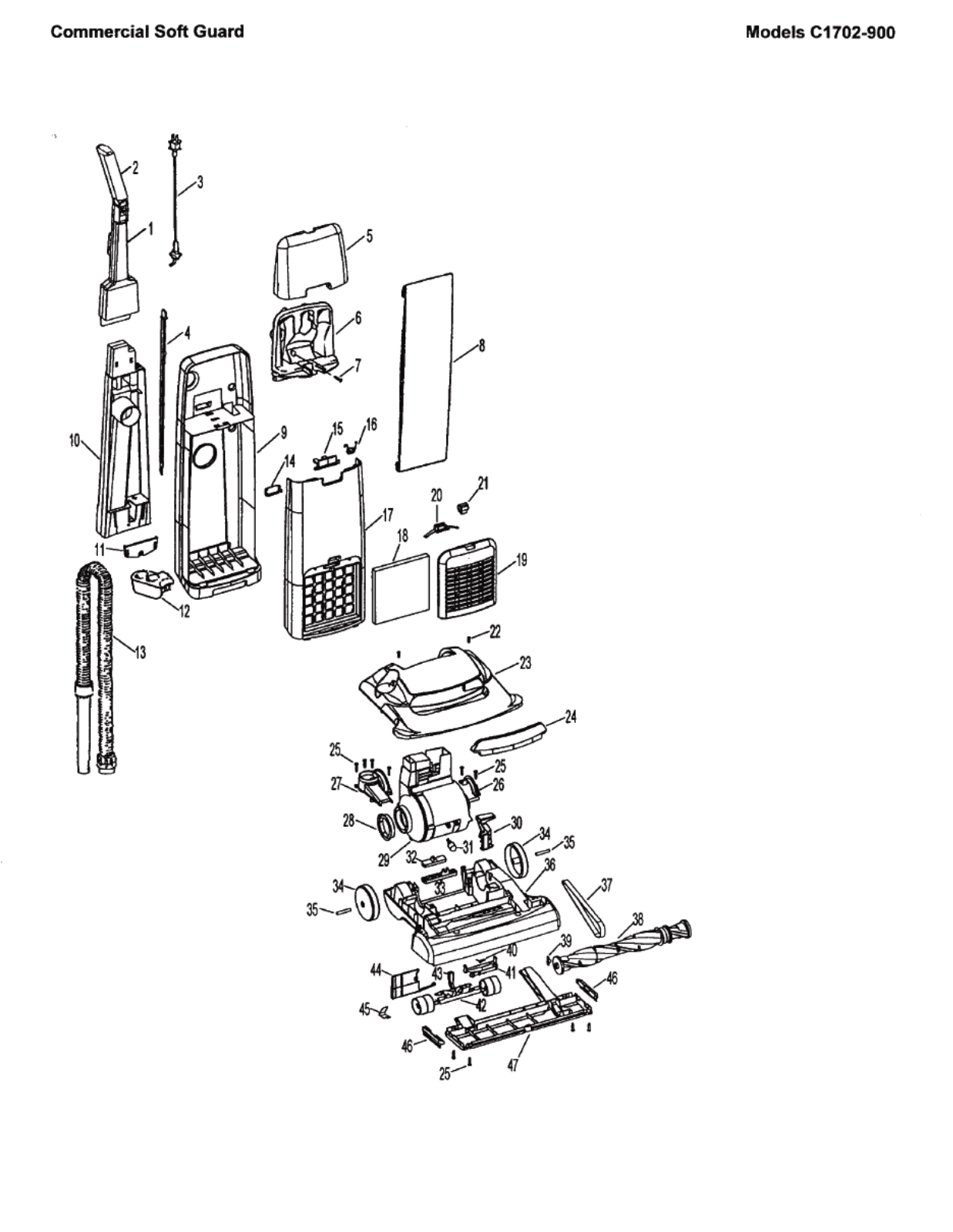 Hoover C1702-900 Owner's Manual