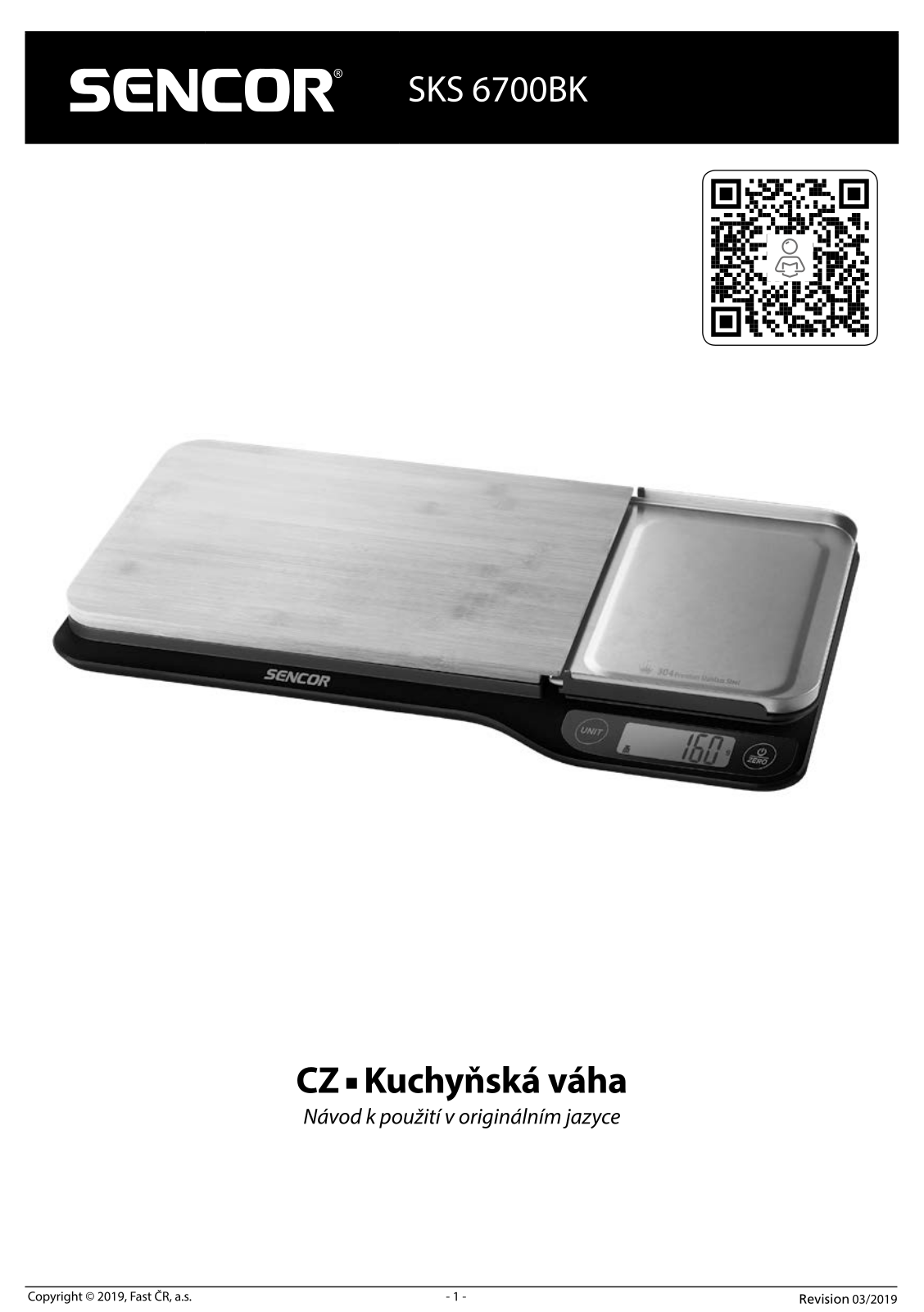 Sencor SKS 6700BK User Manual