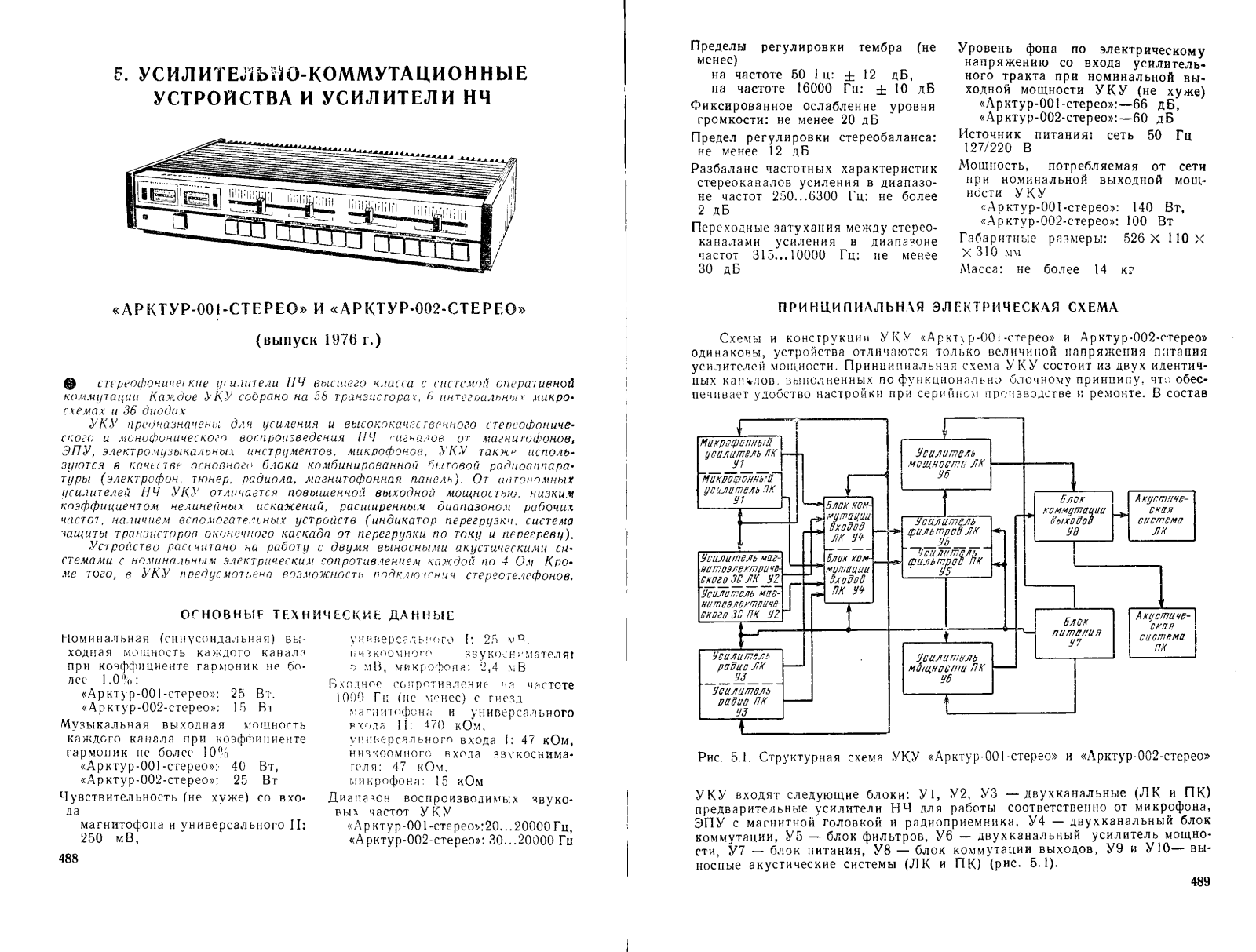 Вега Арктур-001, Арктур-002 Service Manual