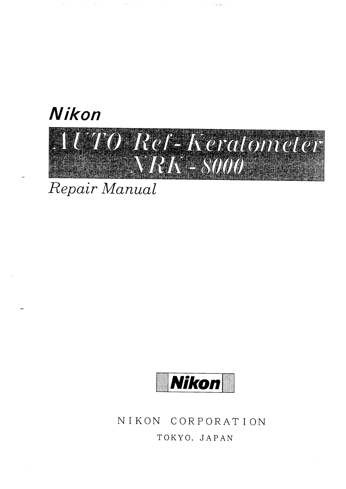 Nikon NRK-8000 User manual - ManualMachine.com