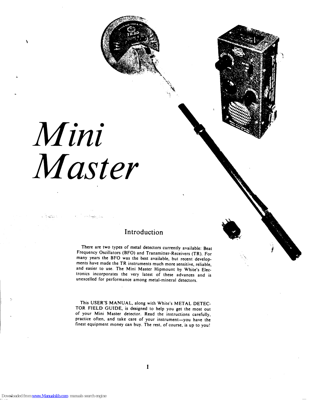 Kellyco Mini Master User Manual