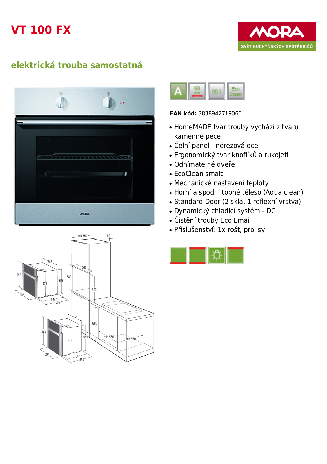 Mora VT 100 FX User Manual