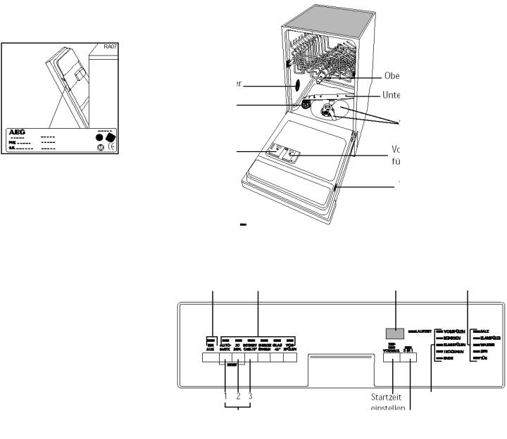 AEG F86470I-A, F86470I-M, FAVORIT86470I-M, FAVORIT86470I-A User Manual