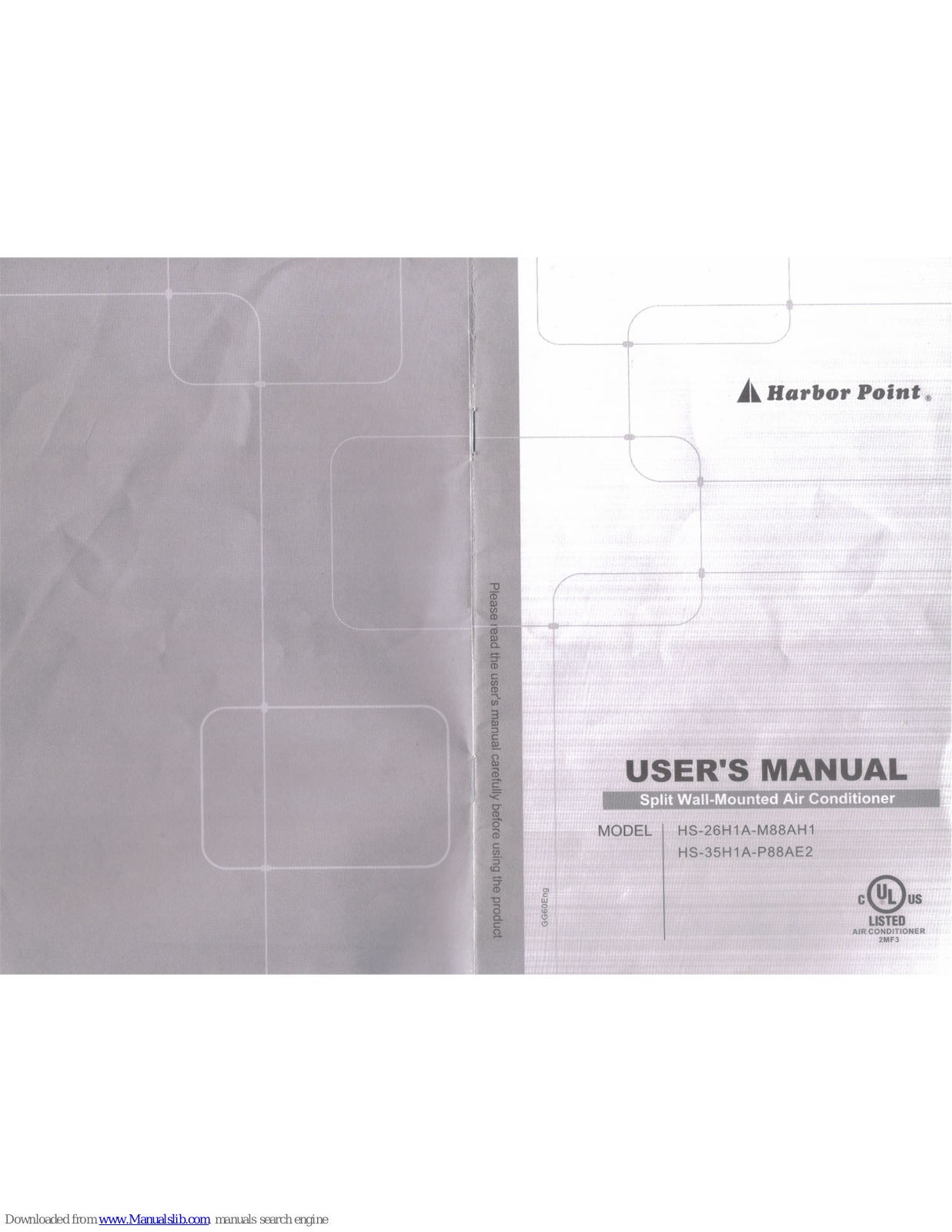 Harbor Point HS-26H1A-M88AH1, HS-35H1A-P88AE2 User Manual