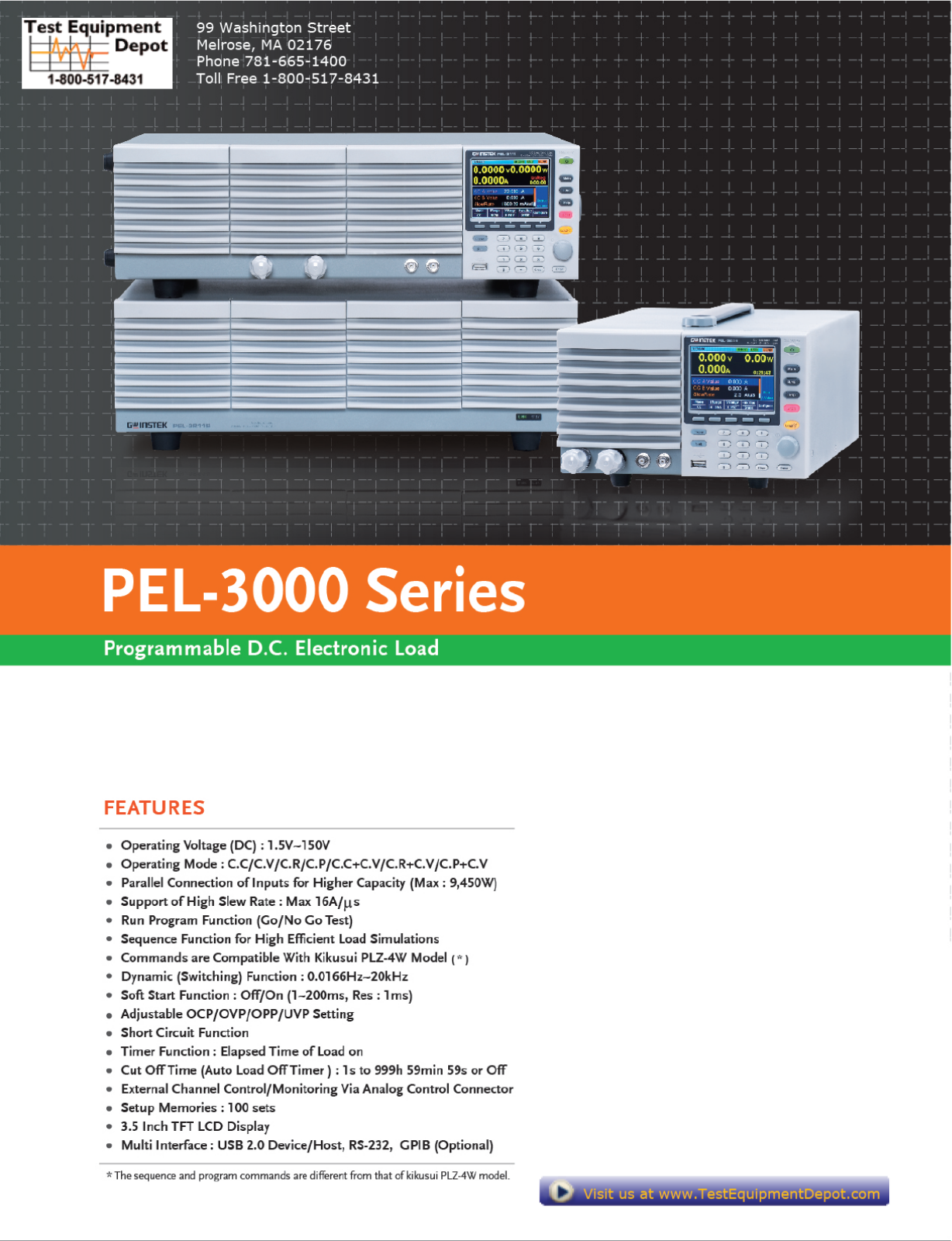Instek Instek PEL-3021 Manual - ManualMachine.com