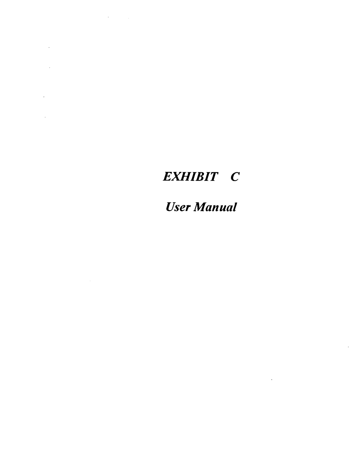 CIS Technology DH05V2 User Manual