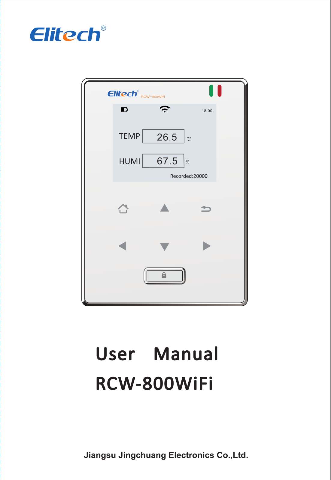 Elitech RCW-800WIFI User Manual