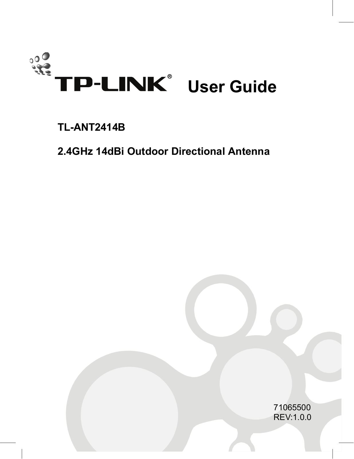 TP-Link TL-ANT2414B Quick Installation Guide