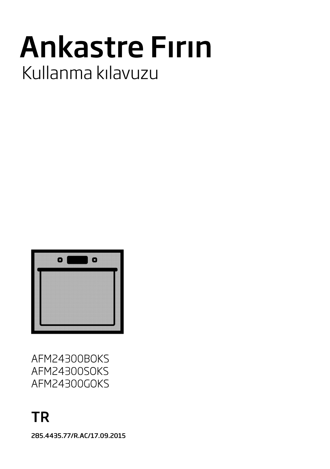 Beko AFM24300SOKS, AFM24300GOKS User manual