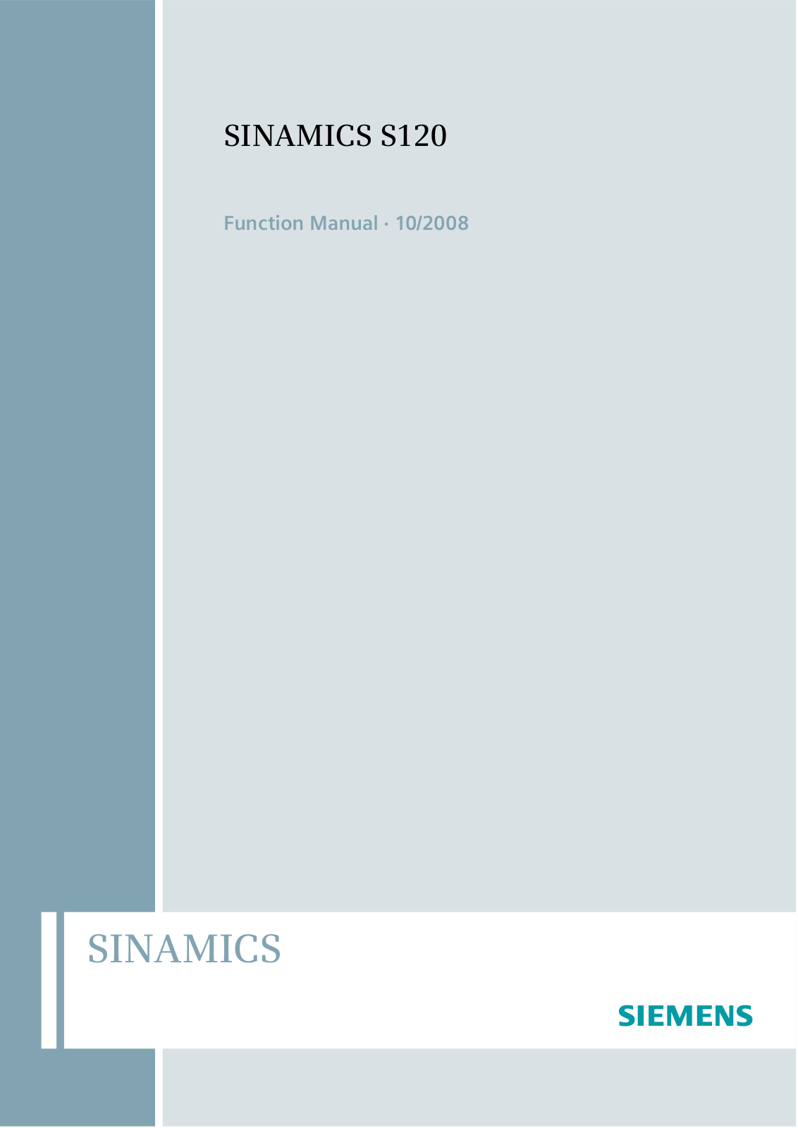 Siemens S120 Function Manual