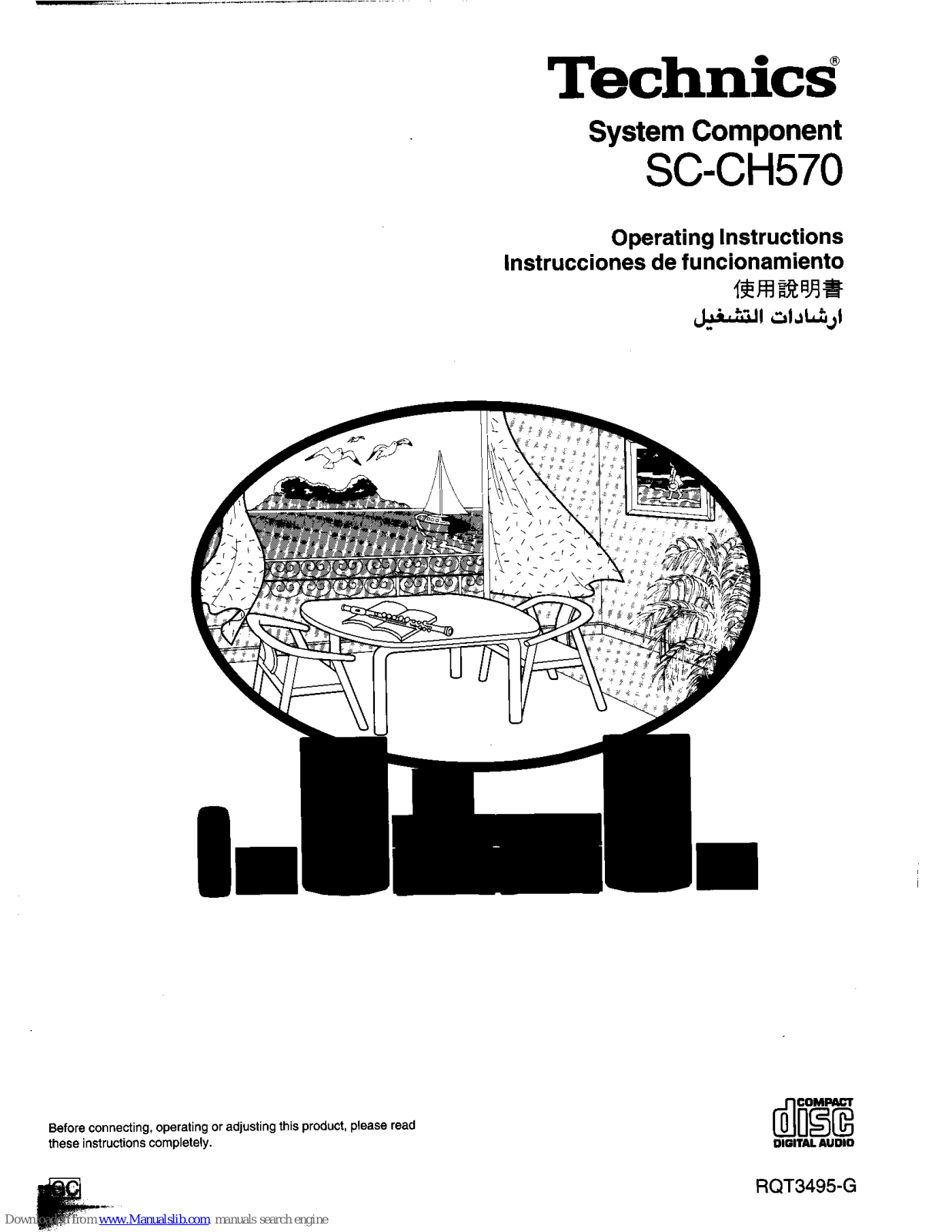 Technics SC-CH570 Operating Instructions Manual