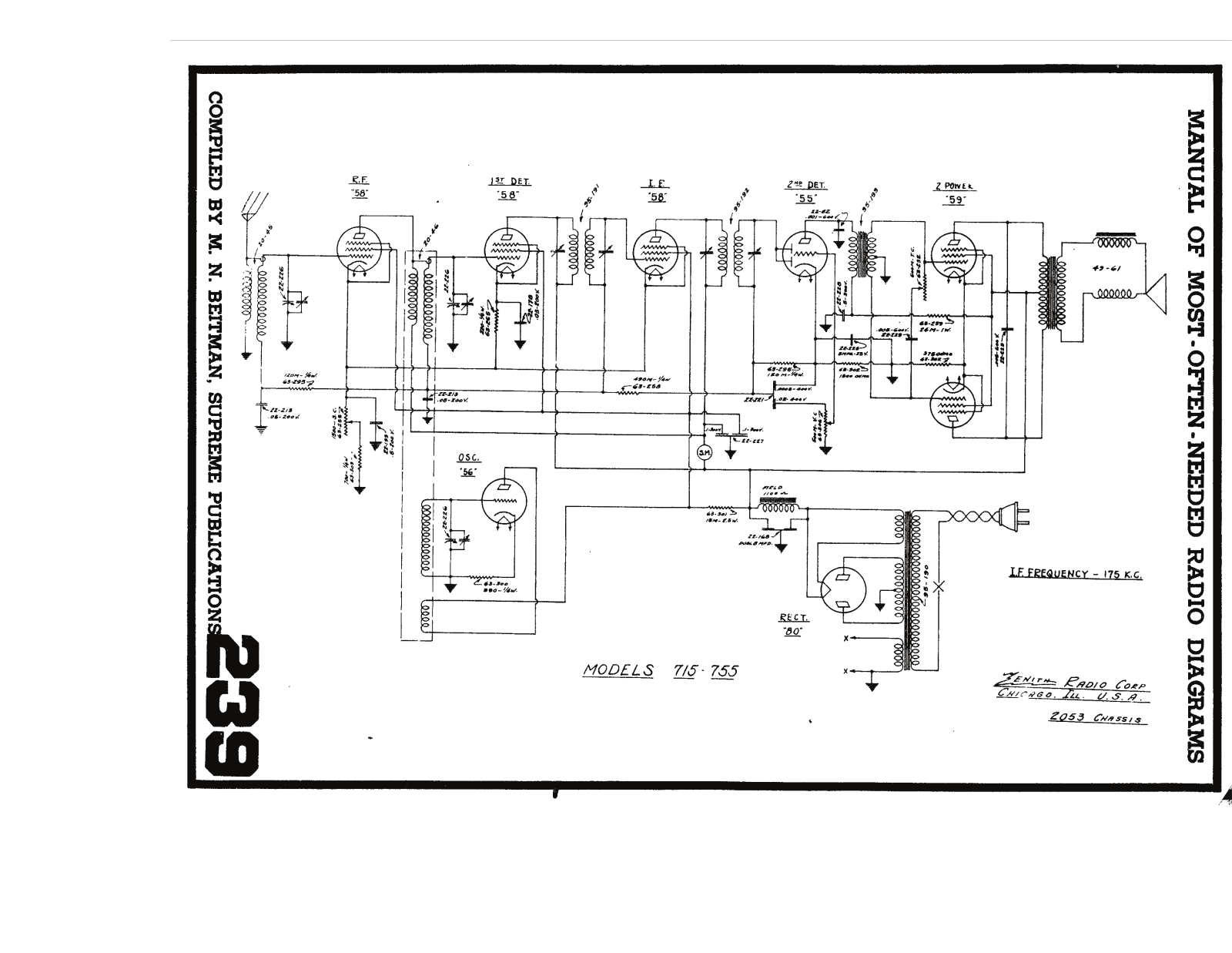 Zenith 7157552053 schematic