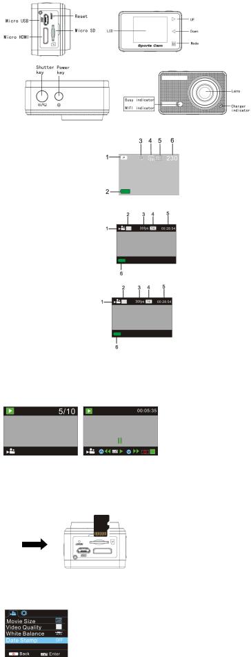 Denver ACT-5020TW Quick Start Guide