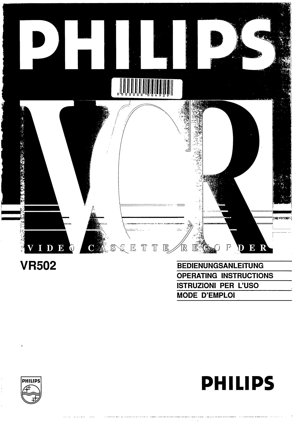 Philips VR502 User Manual