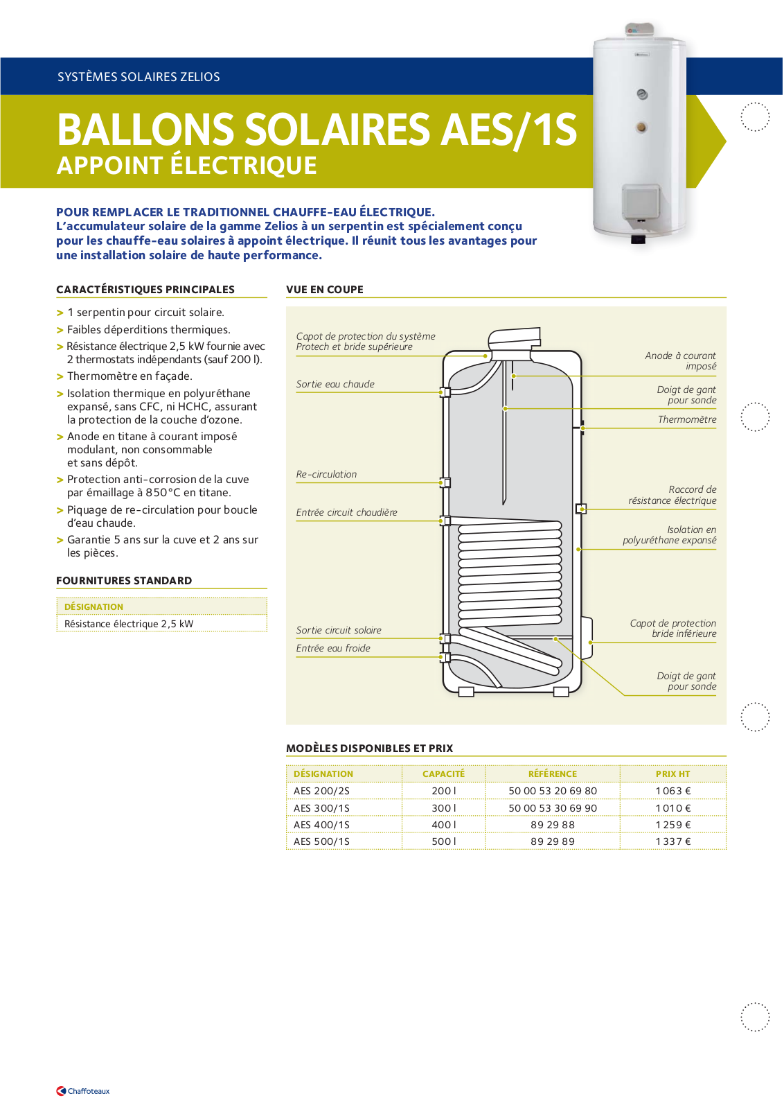 CHAFFOTEAUX & MAURY AES-1S User Manual