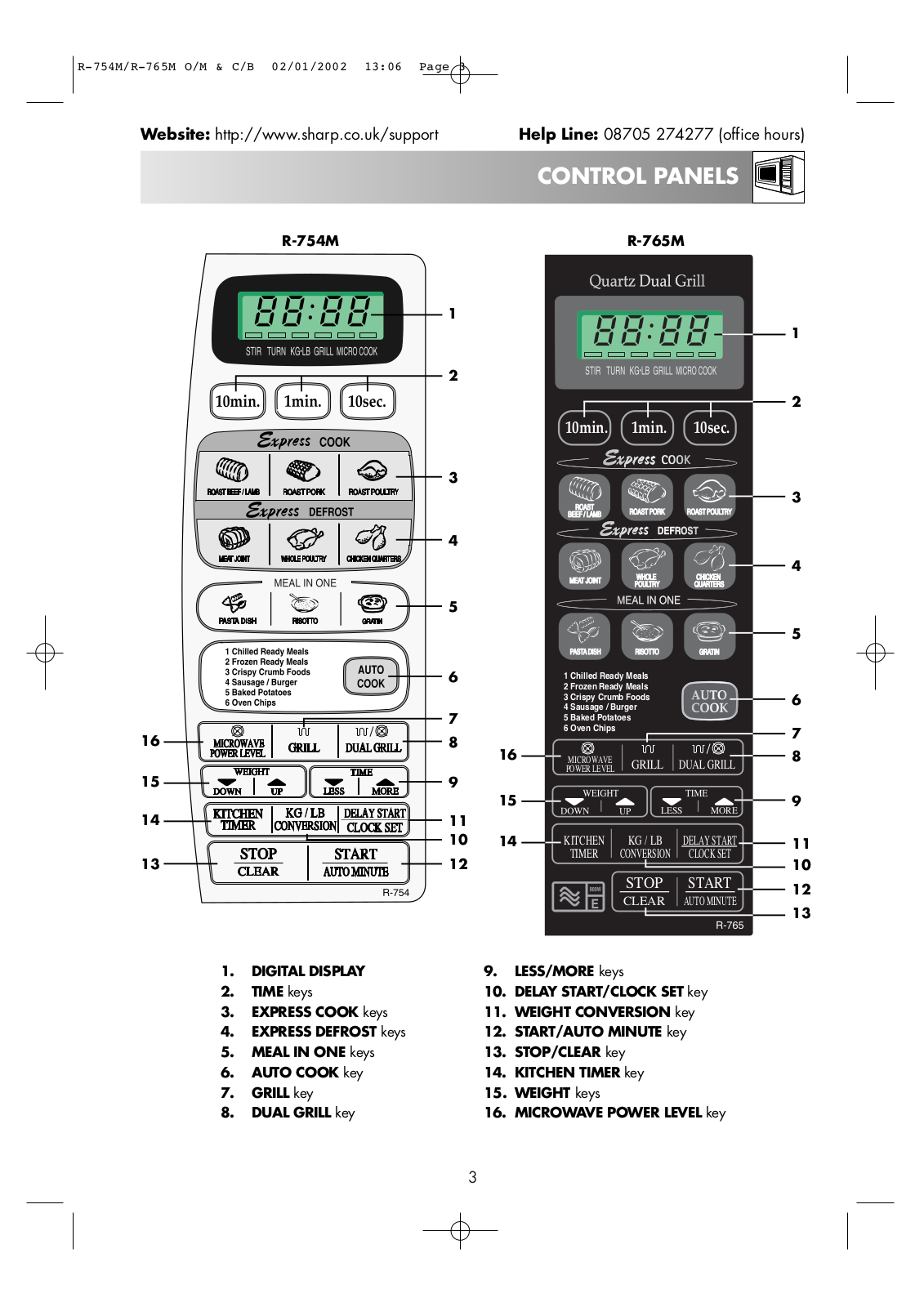 Sharp R765M User Manual - ManualMachine.com