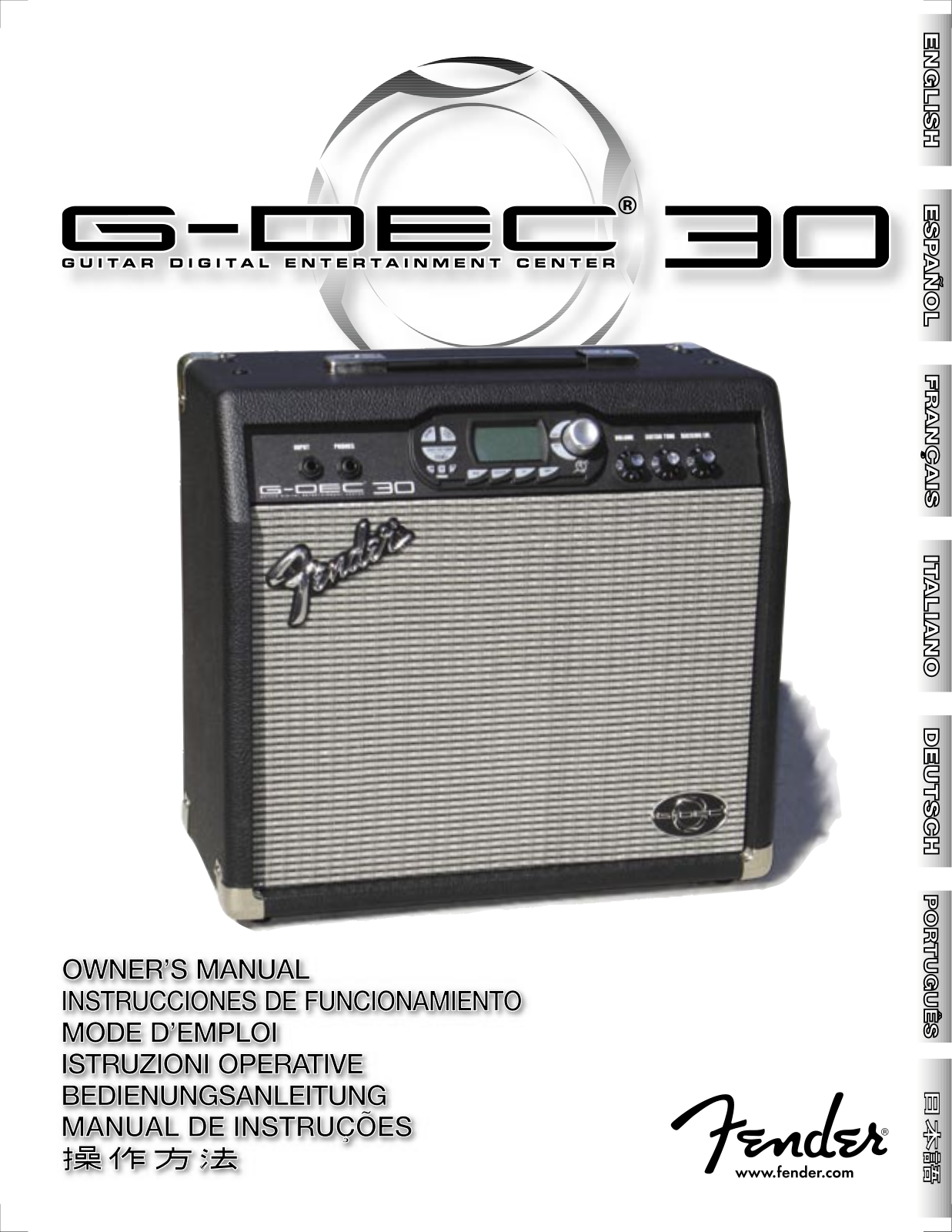 Fender G-DEC 30 User Manual