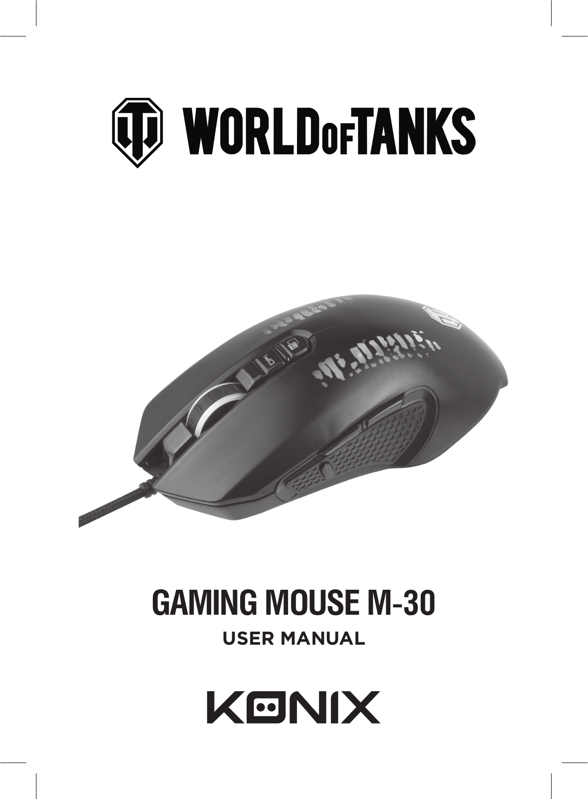 Konix World of Tanks M-30 Shooter User Manual