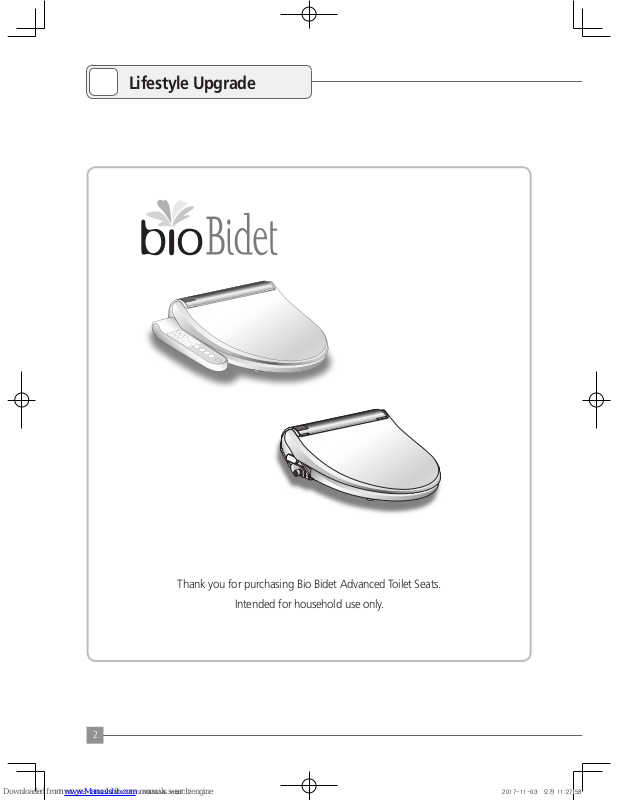 bioBidet BB2000 User Manual