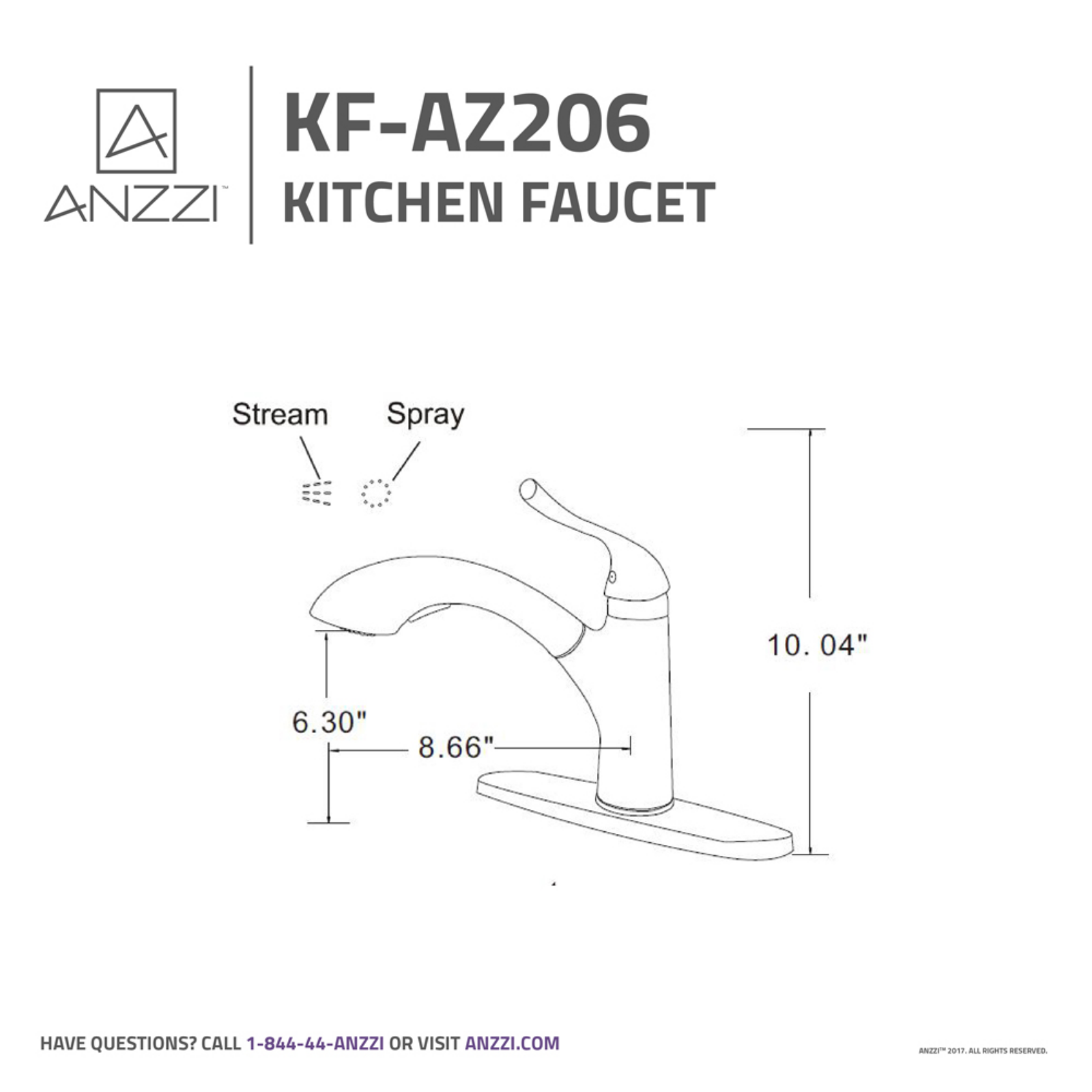ANZZI ANZI2286 Dimensions - ManualMachine.com