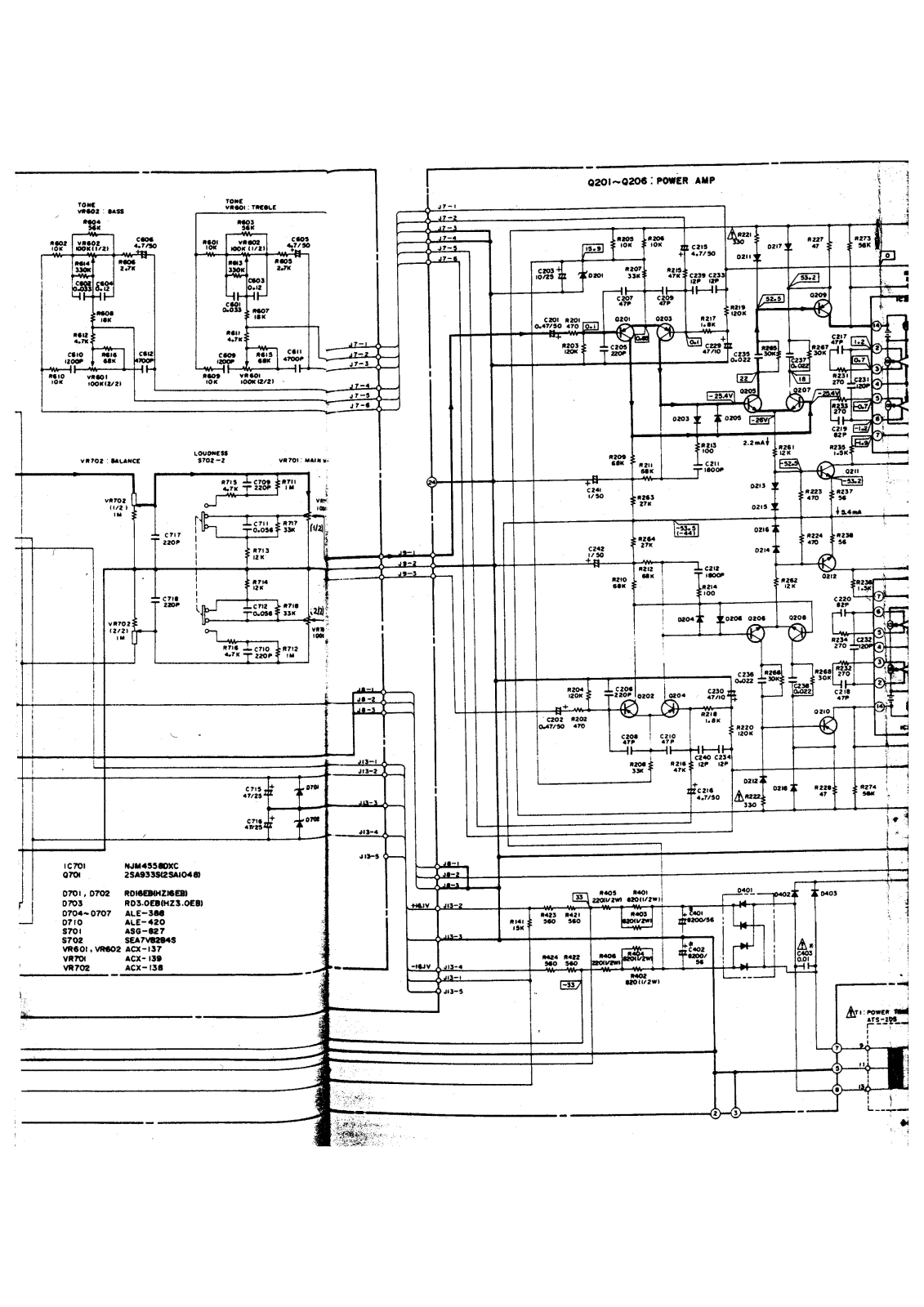 Pioneer sa9603 Schematic