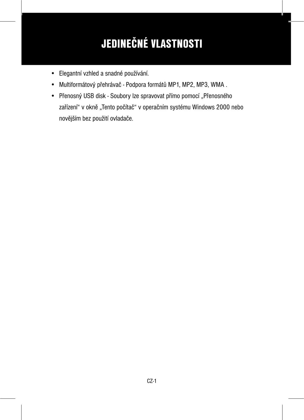 Sencor SFP 1061 User Manual