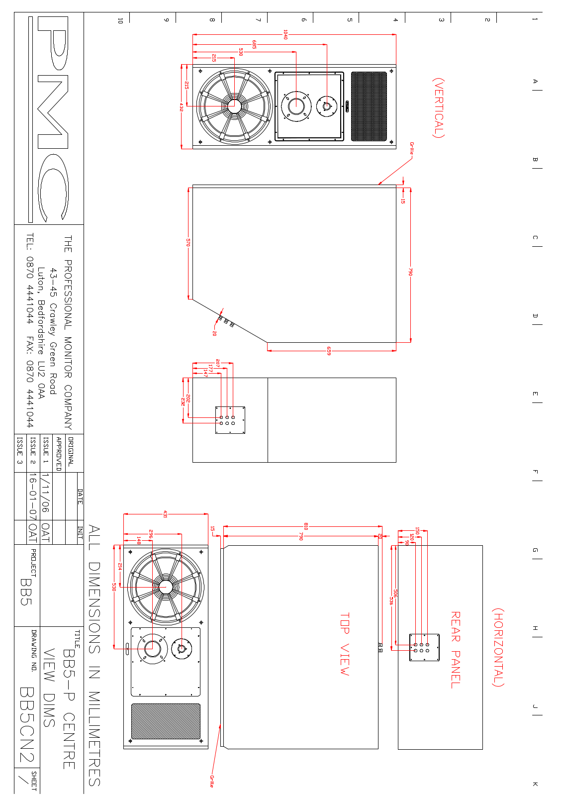 PMC BB5-A User Manual