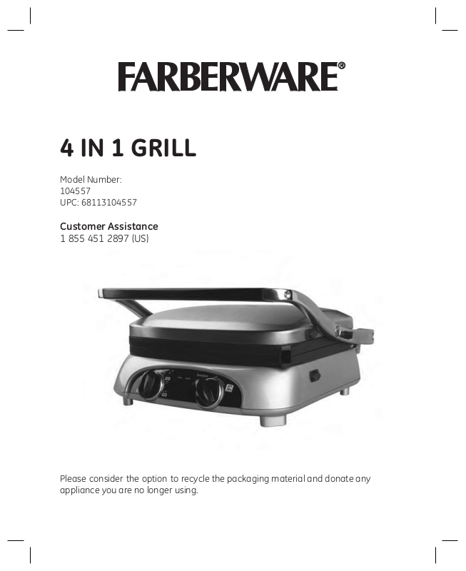 Farberware FPC800V Parts