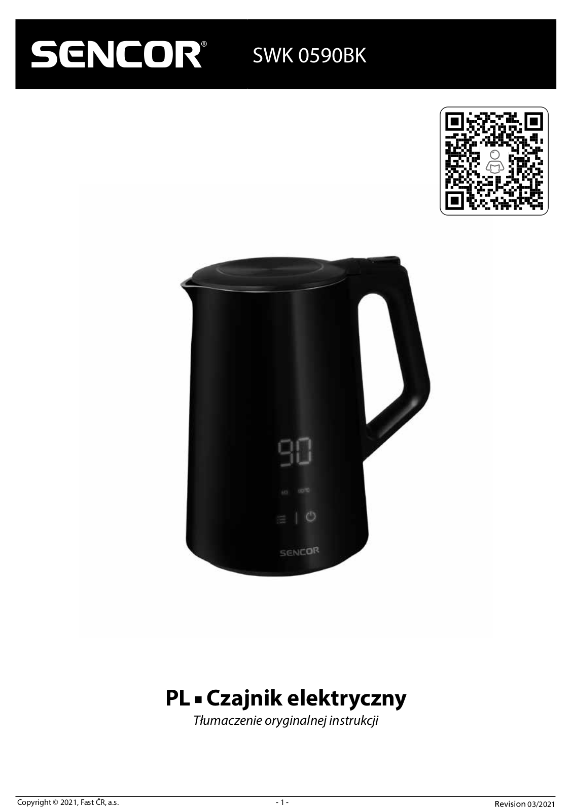 SENCOR SWK 0590BK User guide - ManualMachine.com