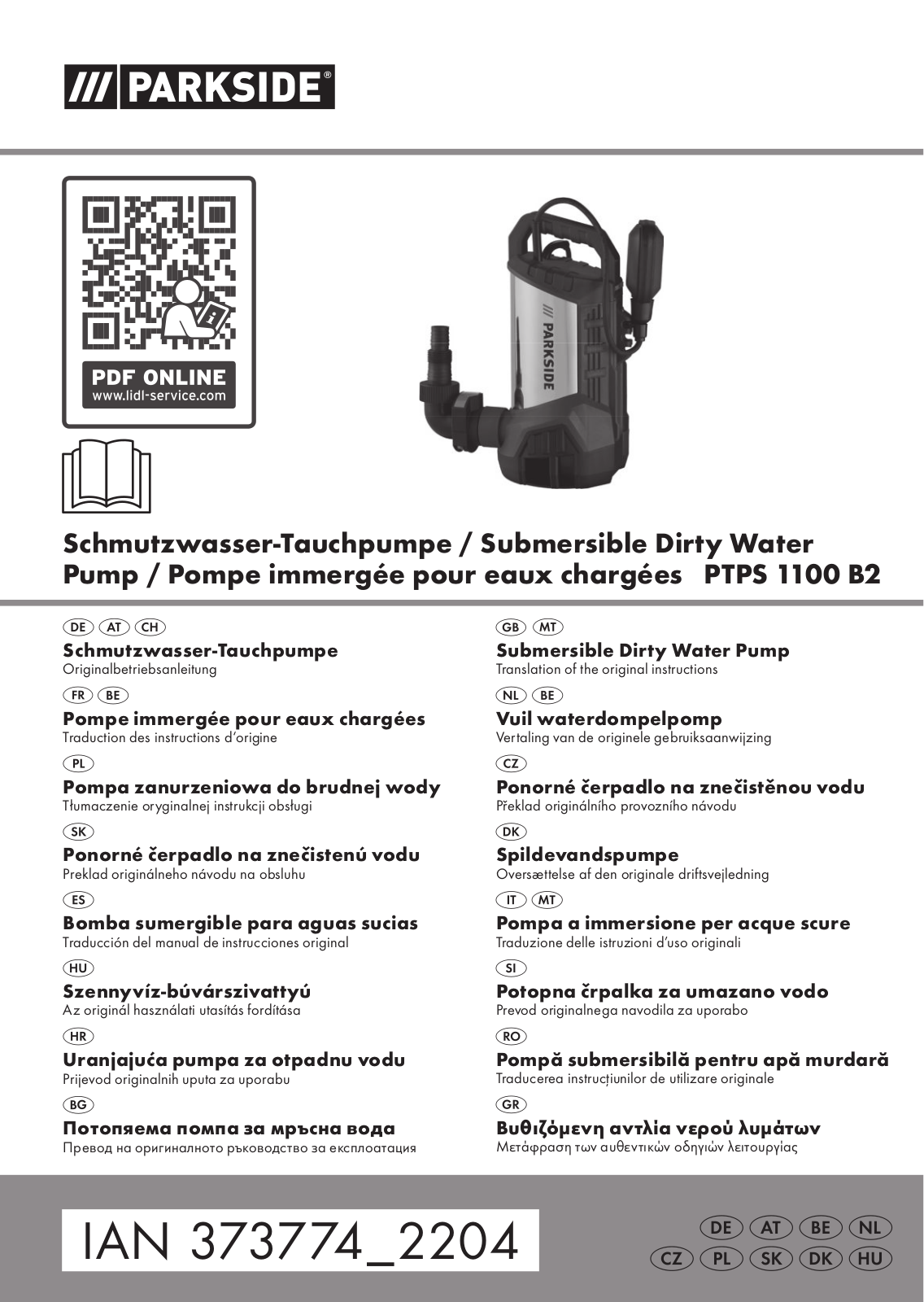 Parkside PTPS 1100 B2 User guide - ManualMachine.com