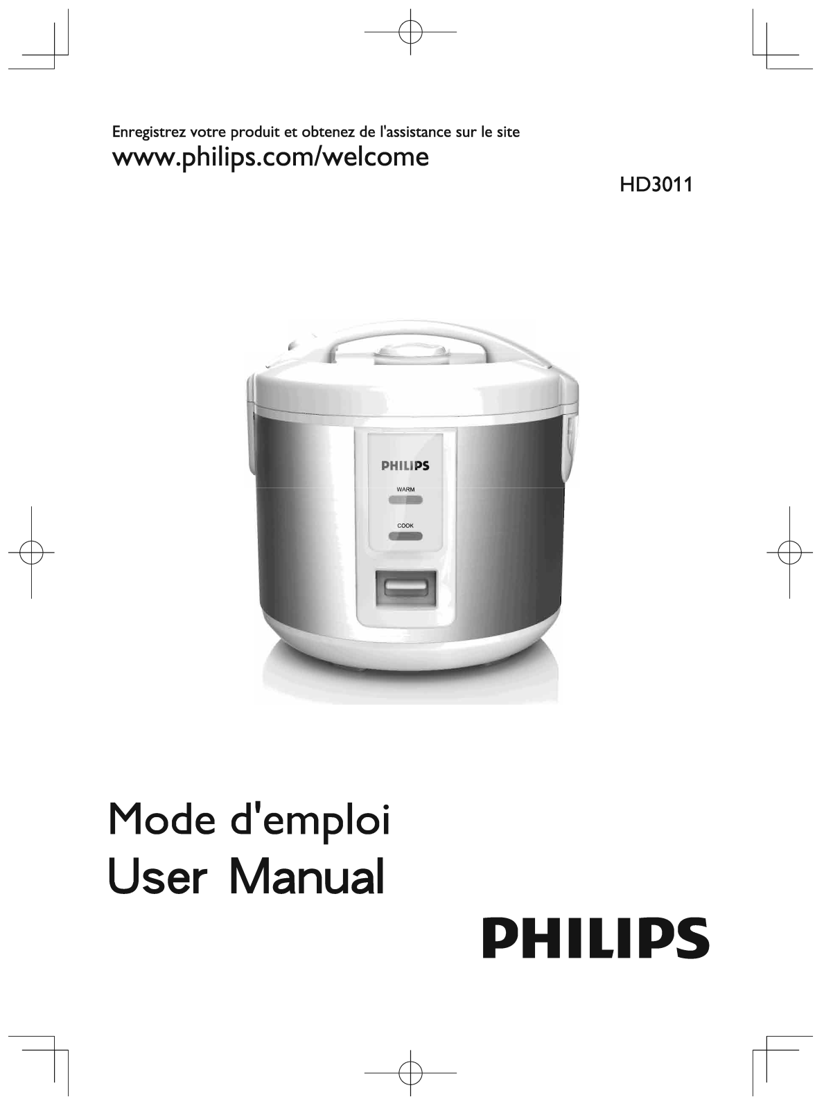 PHILIPS HD3011-08 User Manual