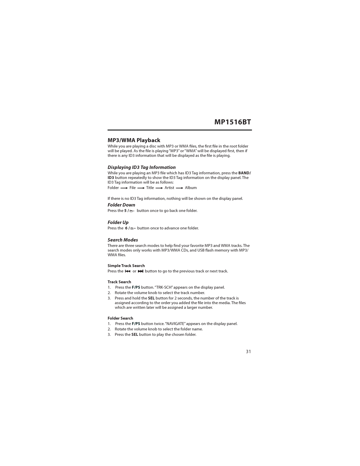 Nekatronics MP1516BT User Manual