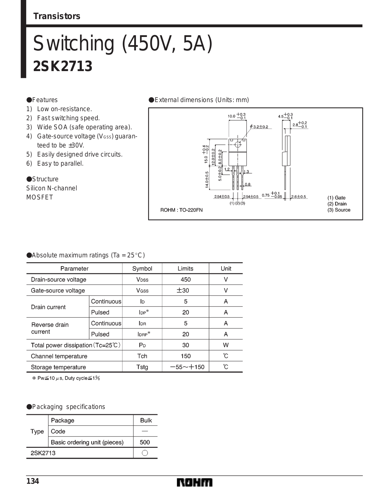 Datasheet 2sk2713 Datasheet - ManualMachine.com