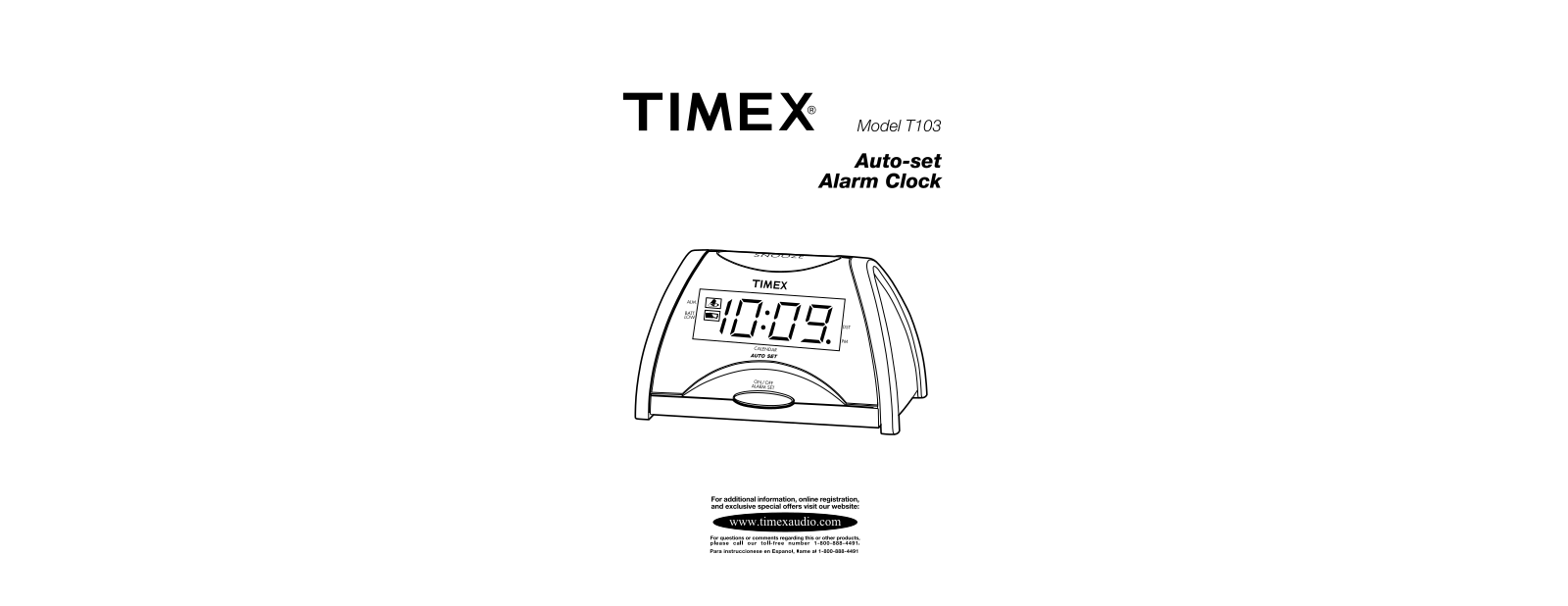 Timex T103 Owner Manual