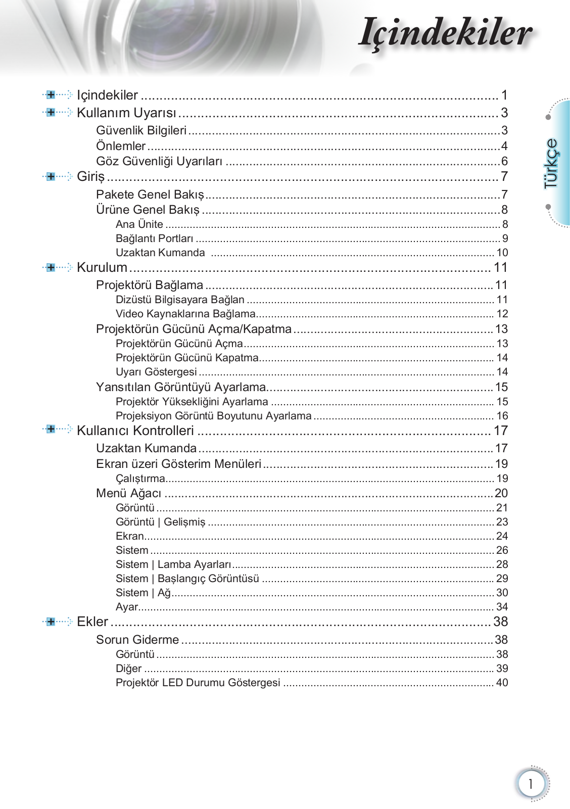 OPTOMA EH2060, DH1015 User Manual