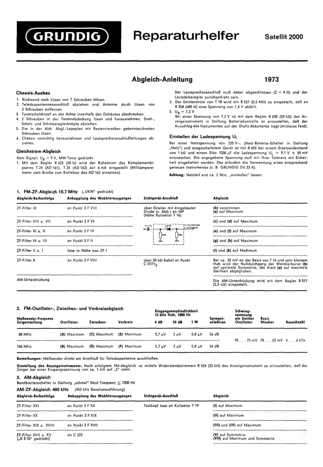 Grundig Satellite 2000 Schematic