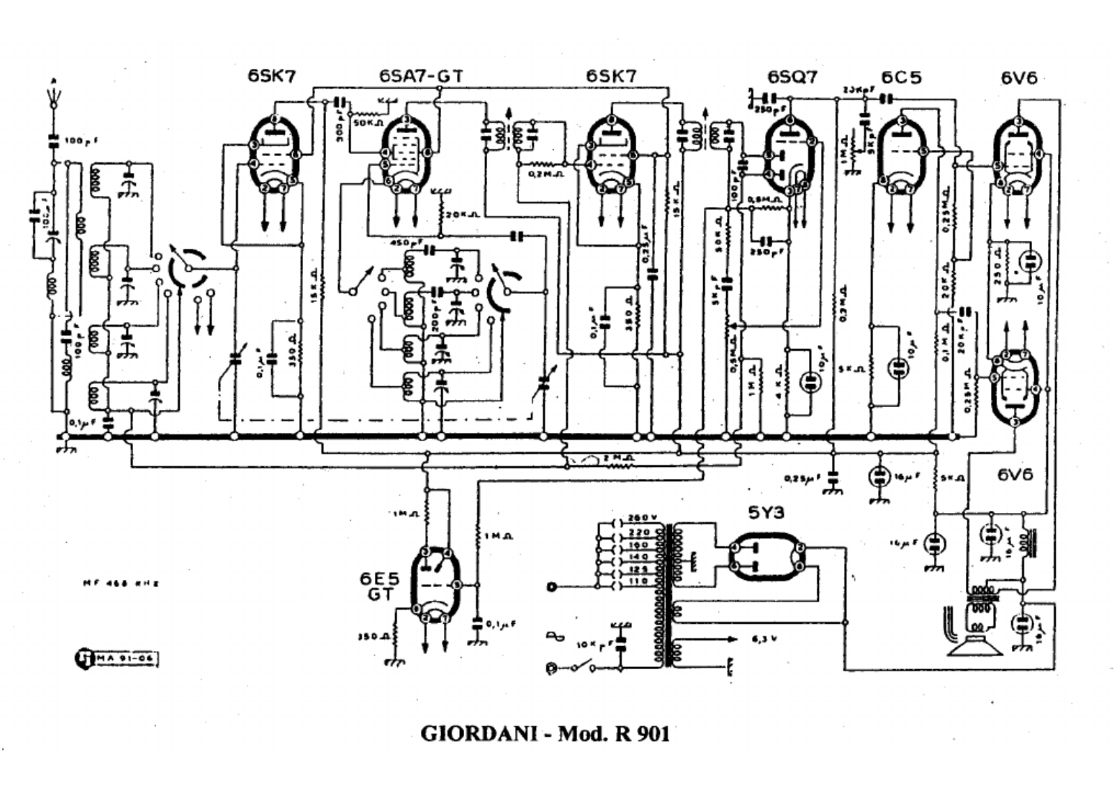 Giordani r901 schematic - ManualMachine.com