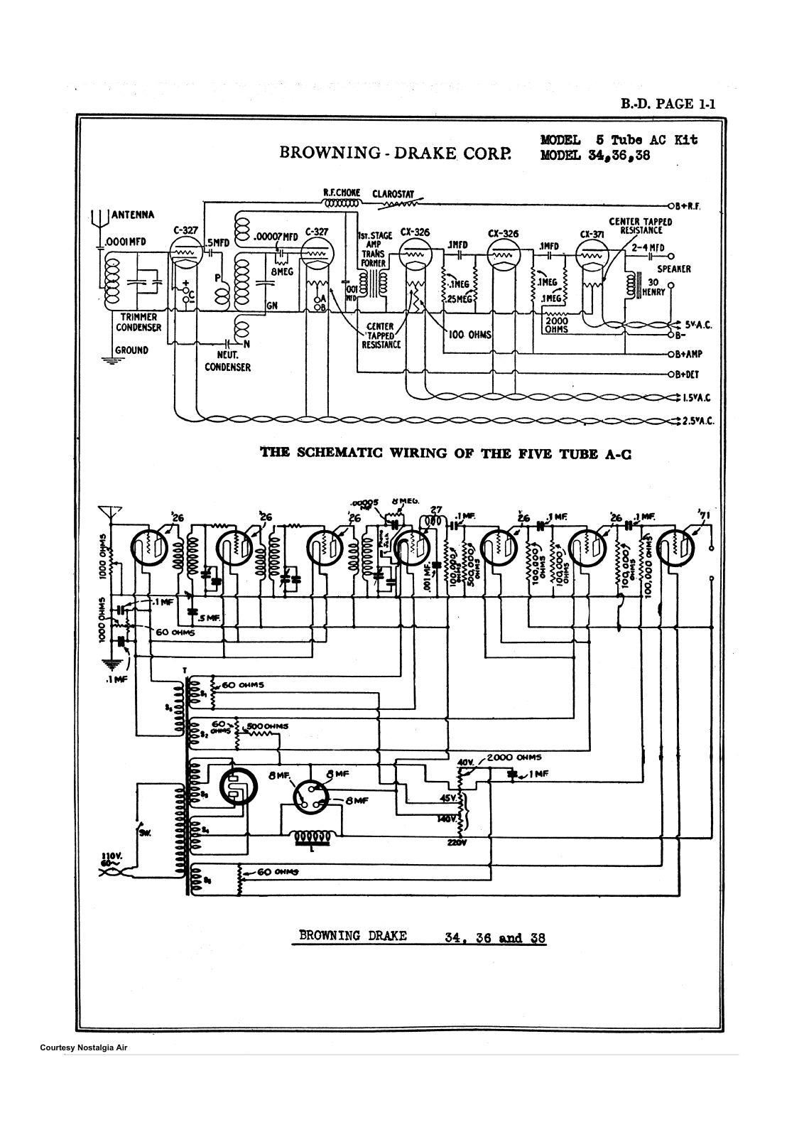 Browning Drake-38 Schematic - ManualMachine.com