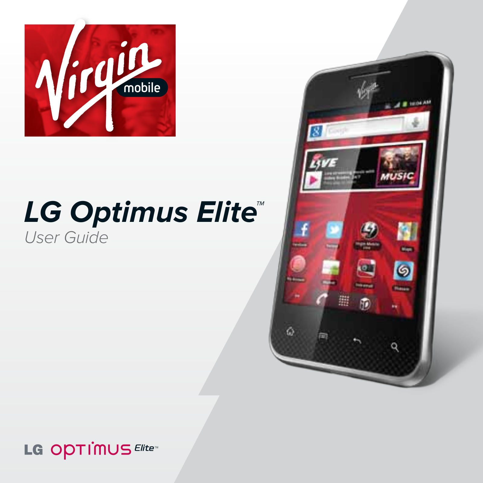 LG Electronics optimus elite User Manual