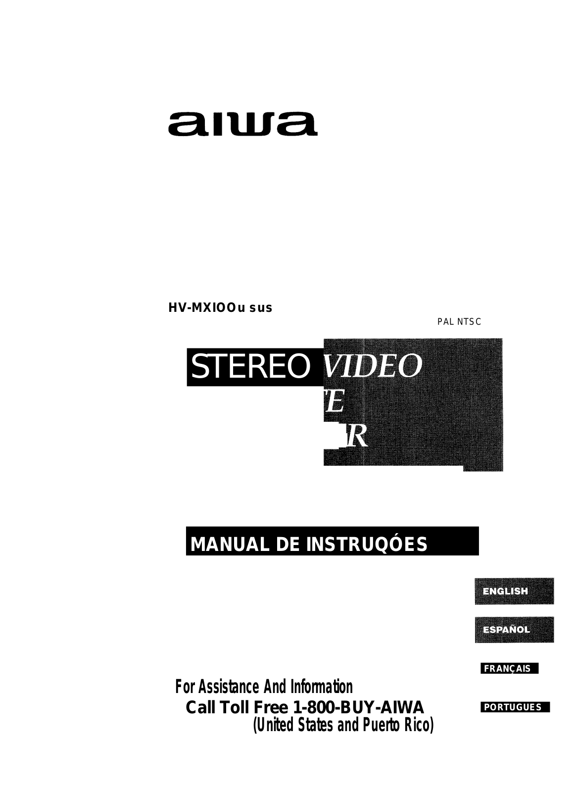 Aiwa HV-MX100U User Manual
